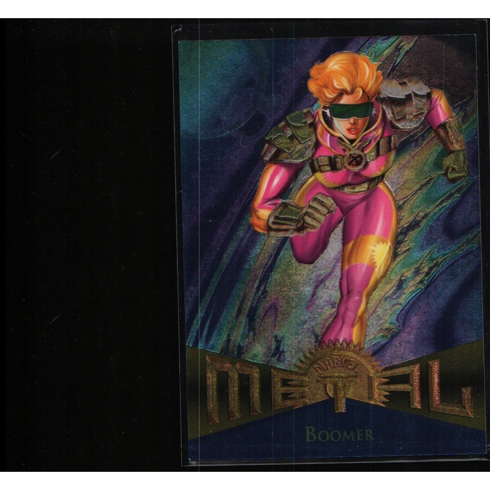 1995 Fleer Marvel Metal Gambit #4 Base Set Trading Card X-Men X-Ternals